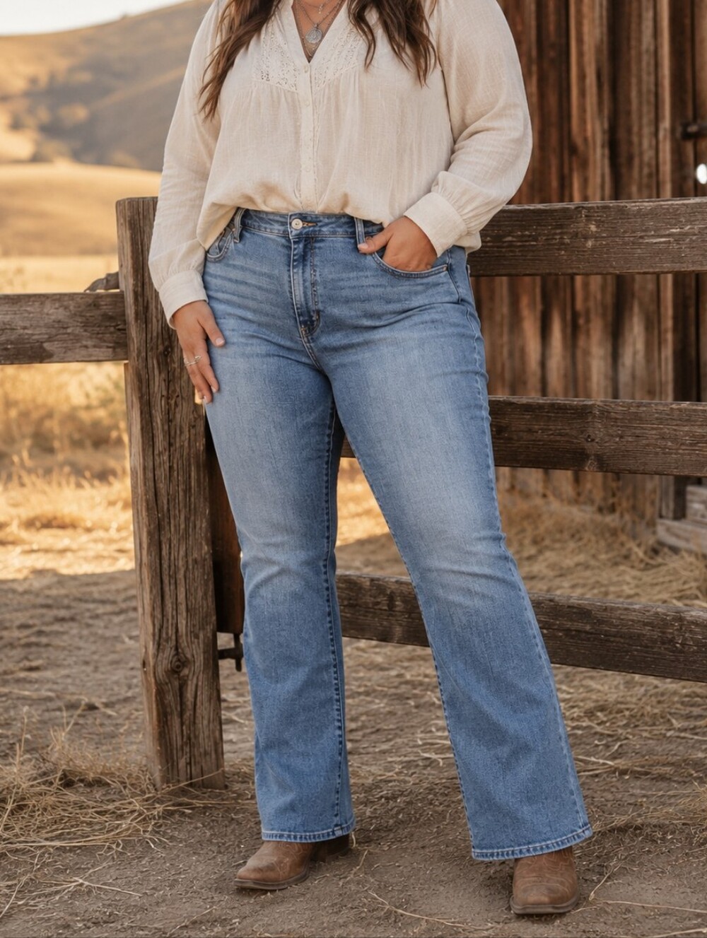 NWT Levi's 725 High Rise Bootcut Jeans Plus Size Light Wash Stretch Denim Y2K